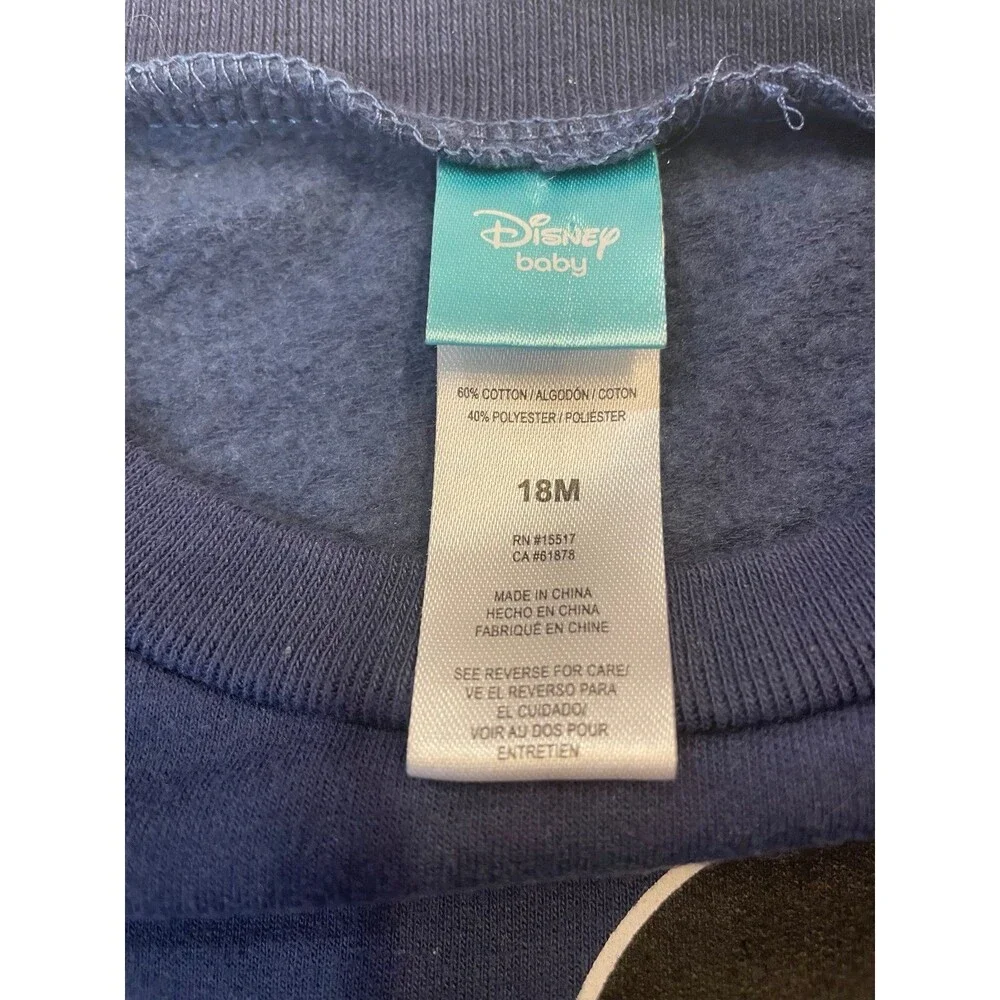 Mickey Mouse Friends Forever Sweatshirt 18M Navy Blue Disney